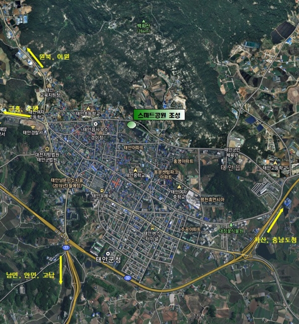 스마트공원 조성예정지