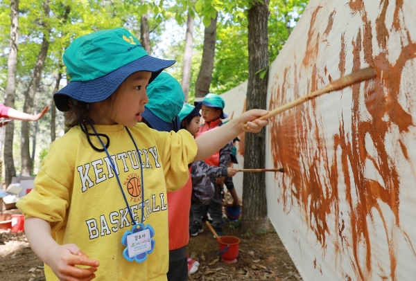 무궁화유아숲체험원 숲데이 행사 모습