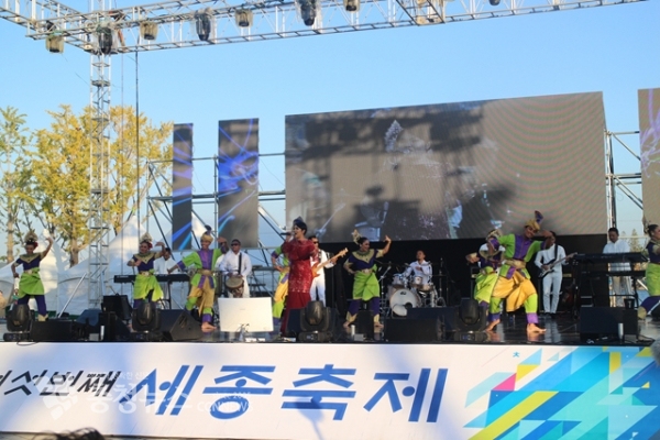 지난해 세종축제 초청공연팀