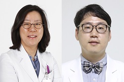 임동미(좌)교수와 홍주영 교수.