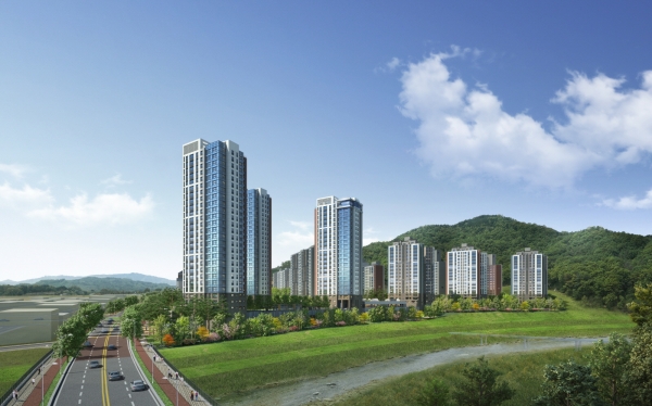 세종 자이 e편한세상_투시도