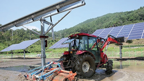 ‘농가-기업 상생프로젝트’의 일환으로 『추적식 영농형태양광 사업』 추진