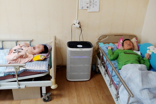 도내 최초로 장애인복지시설 공기청정기 보급