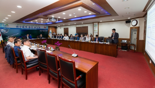 청양군 푸드플랜 최저가격보장제 연구용역 중간 보고회 개최