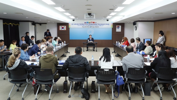 러시아 외 4개국 힐링송 의료관광 접견 행사