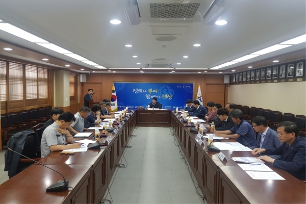 농민수당 도입 추진위원회 장면.