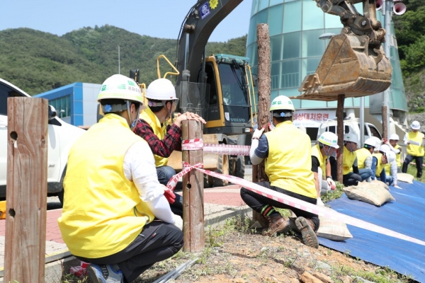 전남 장성호에서 민관군경 합동방호훈련 실시