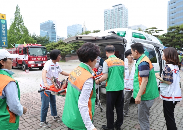 정부청사역에서 을지태극연습 실제훈련 실시