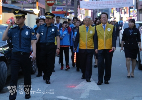 이강진 세종시 정무부시장, 서금택 세종시의장, 최교진 세종시교육감, 김정환 세종경찰서장