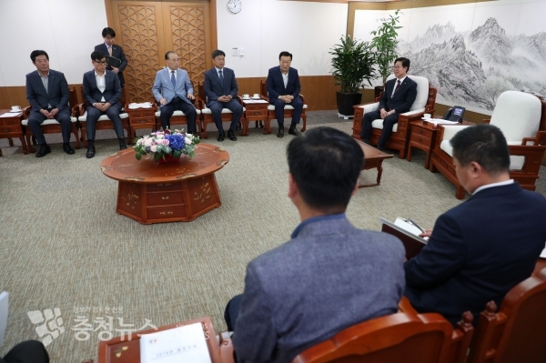 수협장과 간담회