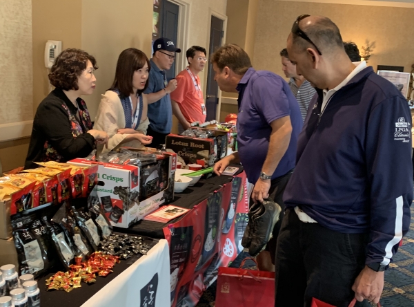 Shoprite 관계자 대상 한국식품 홍보 부스