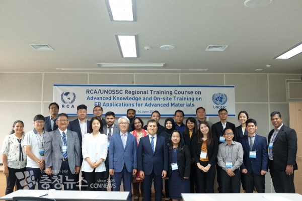 동남아 개도국 대상 방사선이용기술 교육 모습