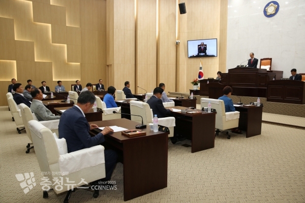 예산군의회 정례회 / 충청뉴스 최형순 기자