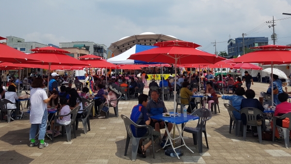 지난 유구 섬유축제 행사 모습