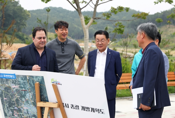 이케아관계자 계룡시방문