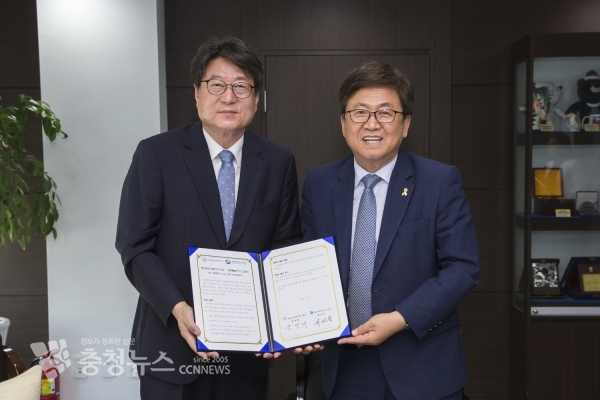 박정래 회장과 최교진 교육감