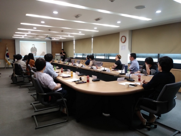 청소년 상담센터 지원단 회의