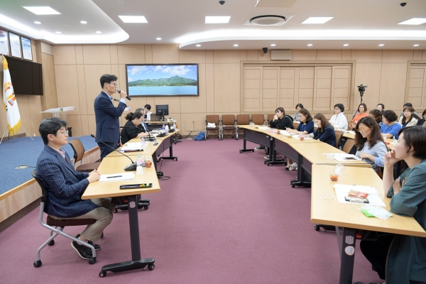 공주 신바람 정책톡톡 토론회 개최 모습