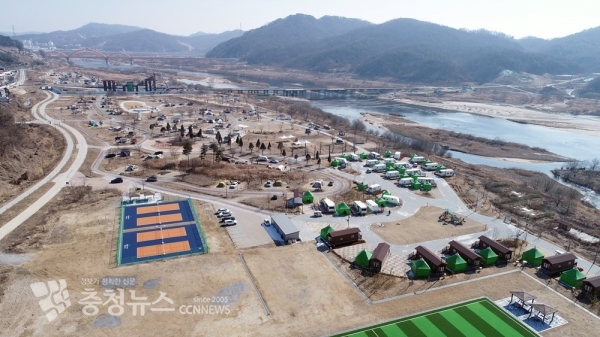 합강캠핑장전경 / 충청뉴스 최형순 기자