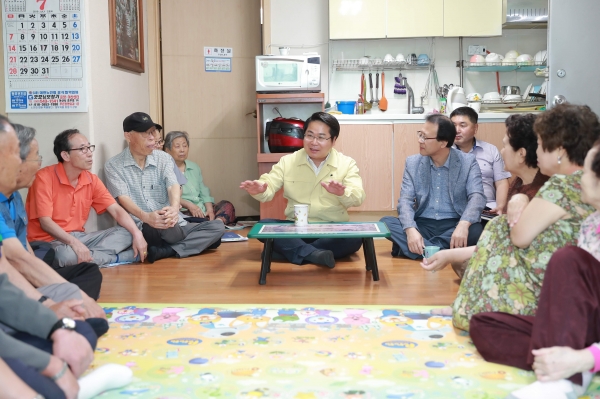 (배방 무더위쉼터)재해위험지구 현장방문