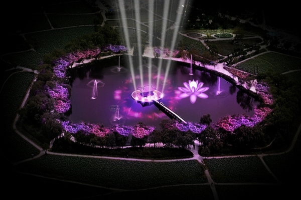 천화일화 연꽃 판타지 쇼 시안