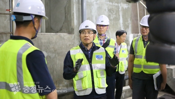 김민기사장, 현장 특별안전점검 / 충청뉴스 최형순 기자