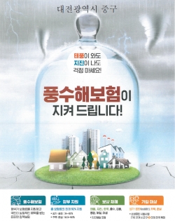 풍수해보험 홍보포스터