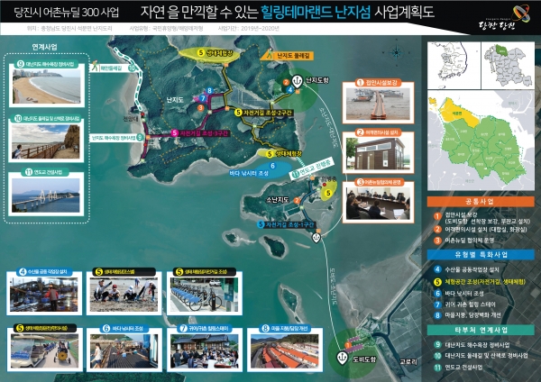 난지섬 어촌 뉴딜300 사업계획도