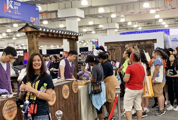 2019 뉴욕 K-Food Fair 행사장 내부 전경