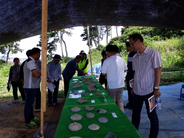 발굴현장 설명회 모습