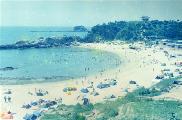 동백정 해수욕장 복원사업 첫발