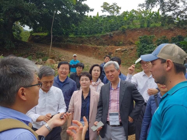 코스타리카 순방 중 박정현 대덕구청장