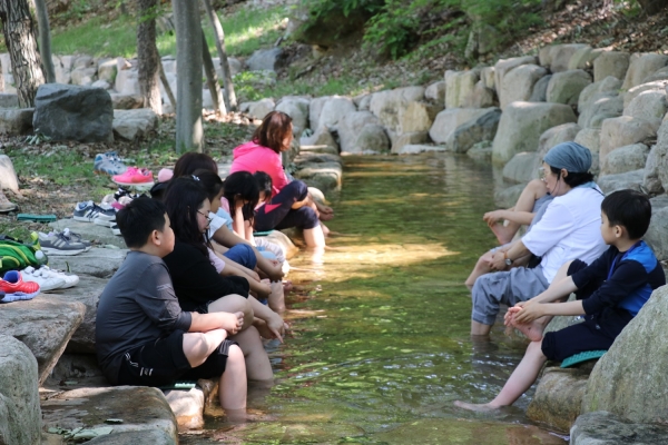국립대운산치유의숲 산림치유프로그램(상큼 달콤 숲 패밀리).