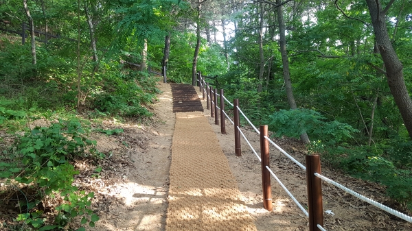 대전 동구, 샘골근린공원 산책로정비사업 완료