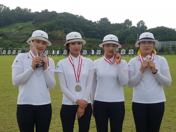 대통령기 전국남녀양궁대회_홍성군 준우승