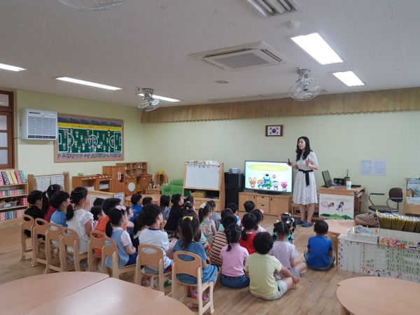 미취학 어린이대상 흡연 및 음주예방교육 - 버드내초병설유치원