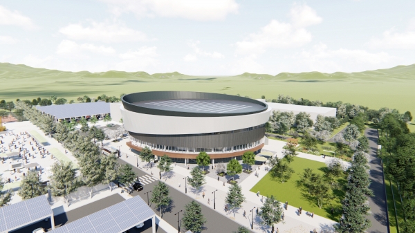 태안종합실내체육관 조감도