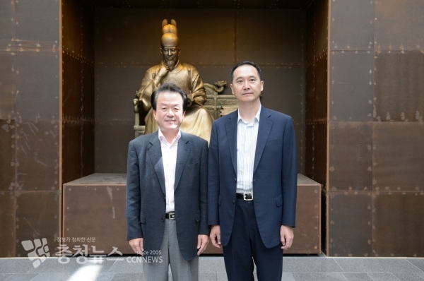 주한중국대사관 진옌광부대사 방문