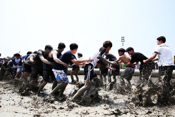 보령머드축제 체험장