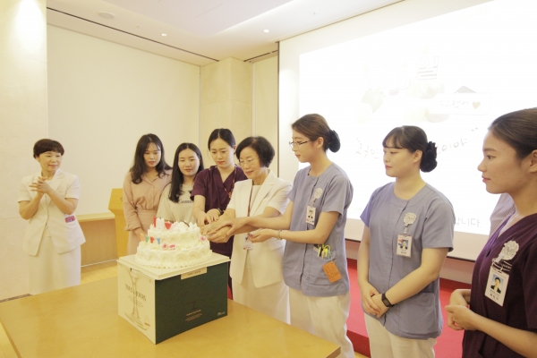 유성선병원 간호국, 신규간호사 100일 잔치 열어