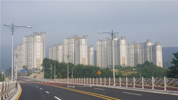 계룡 파라디아 현장전경