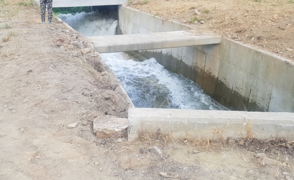 지난해 가동한 도수로의 모습