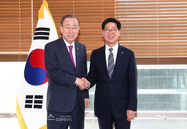 반기문 위원장과 양승조 지사