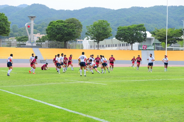 지난해 열린 럭비선수권대회 모습