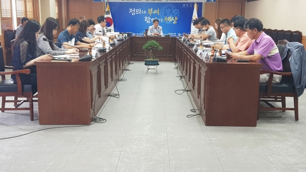 여성농업인 행복바우처 관련 회의 장면