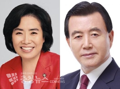 박순자 국토위원장과 홍문표 의원