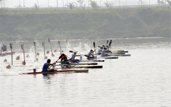 제15회 백마강배 전국카누경기대회 장면