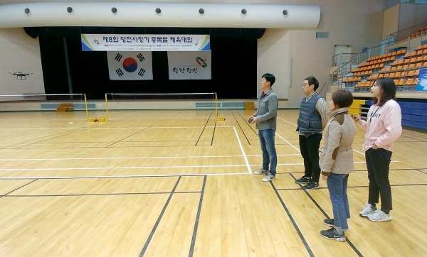 올해 상반기 진행한 공직자 드론 교육 모습