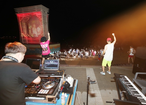 만리포해수욕장 야간개장