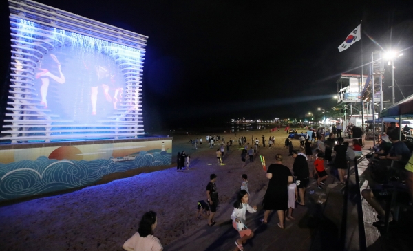 만리포해수욕장 야간개장